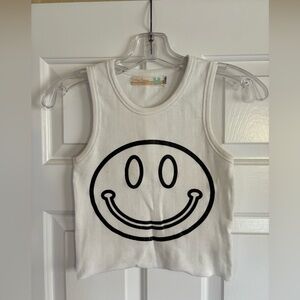 Vintage Havana Girls crop tank smiley face